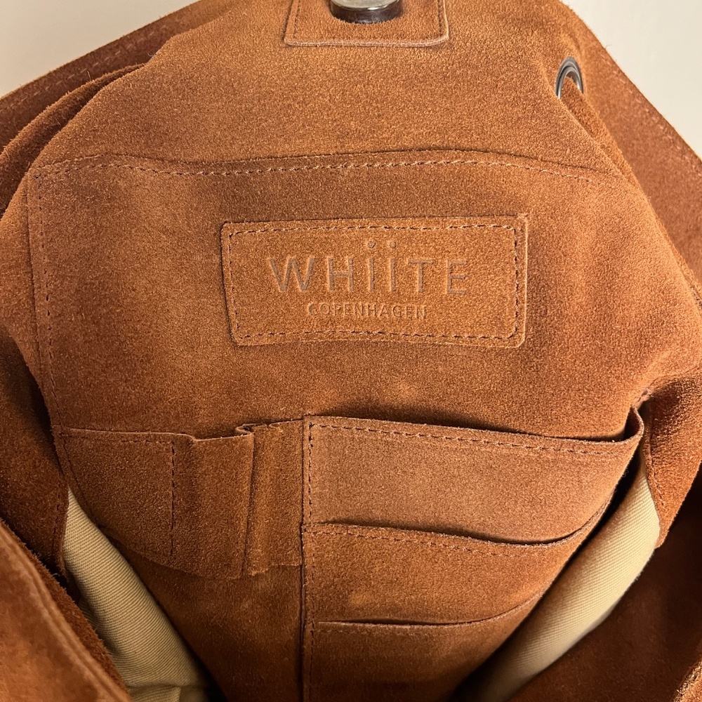 Whiite Copenhagen Chestnut Suede Tote - Picture 2 of 2